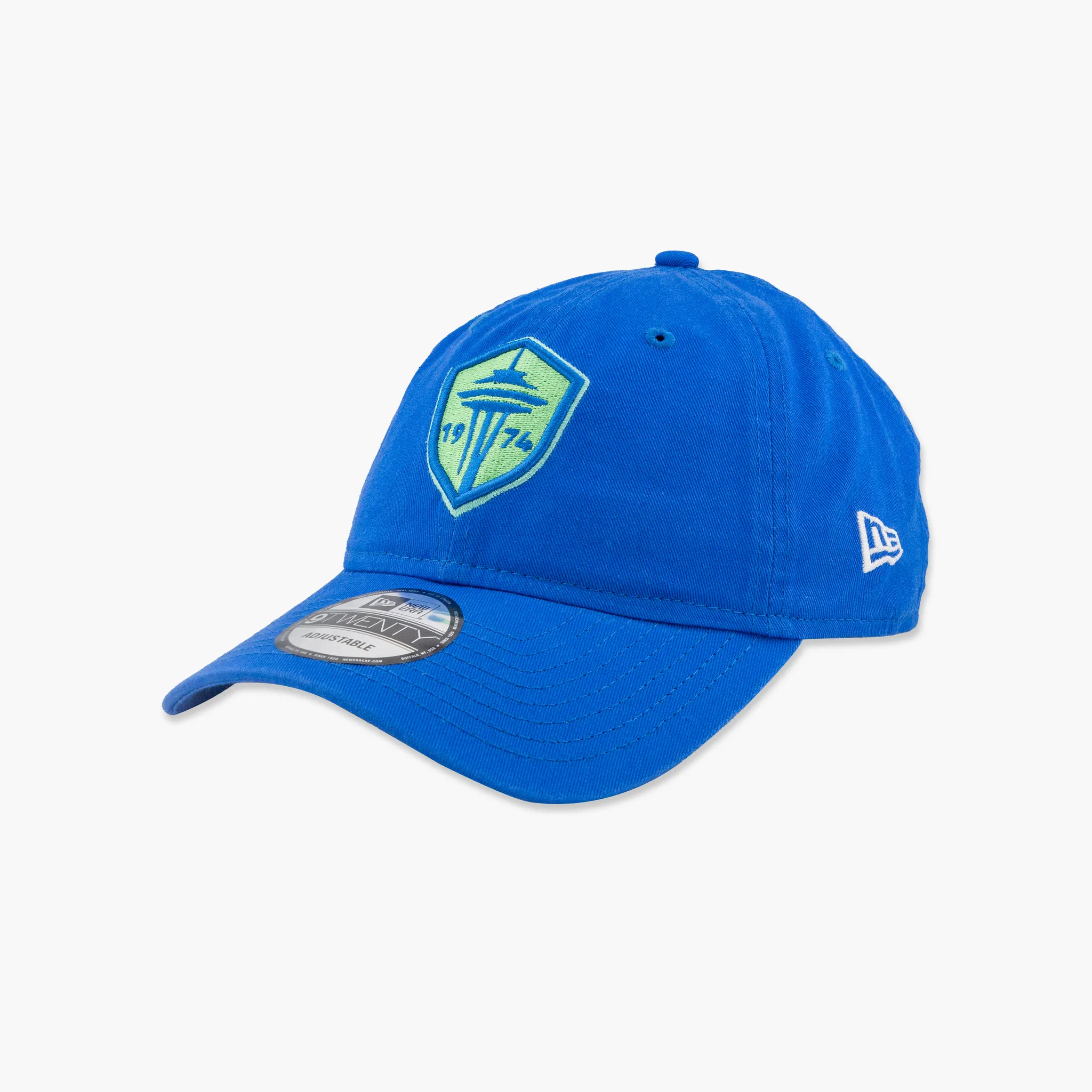 Seattle Sounders Primary Logo Blue Adjustable Hat