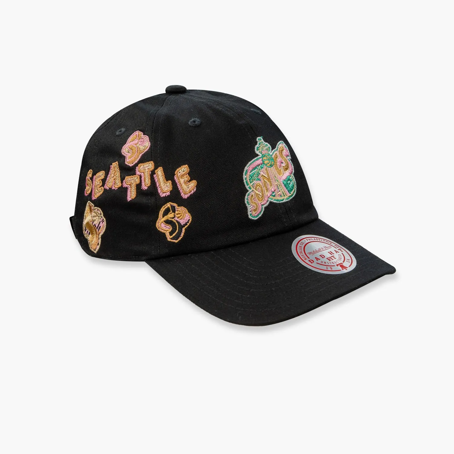 Seattle SuperSonics Sidewalk Chalk Adjustable Hat