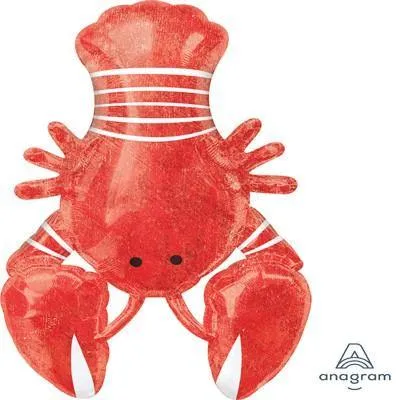Shape Lobster Foil Balloon - 60cm x 99cm
