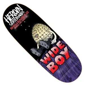 Shellraiser 3 10.75 Heroin Deck Shaped Black