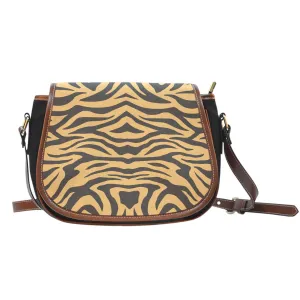 Tiger Print Saddle Bag