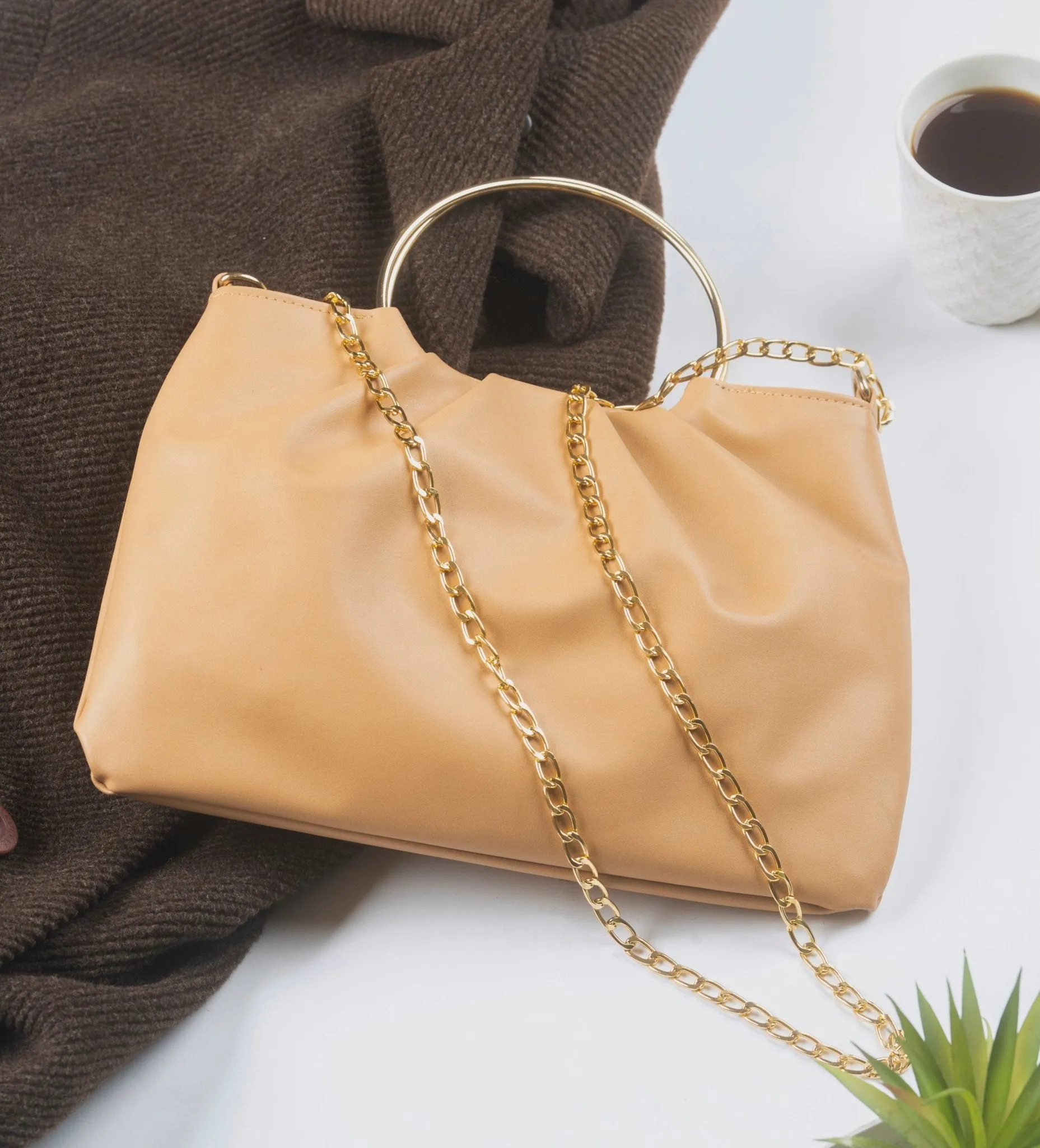 Top Ring Bag With Chain