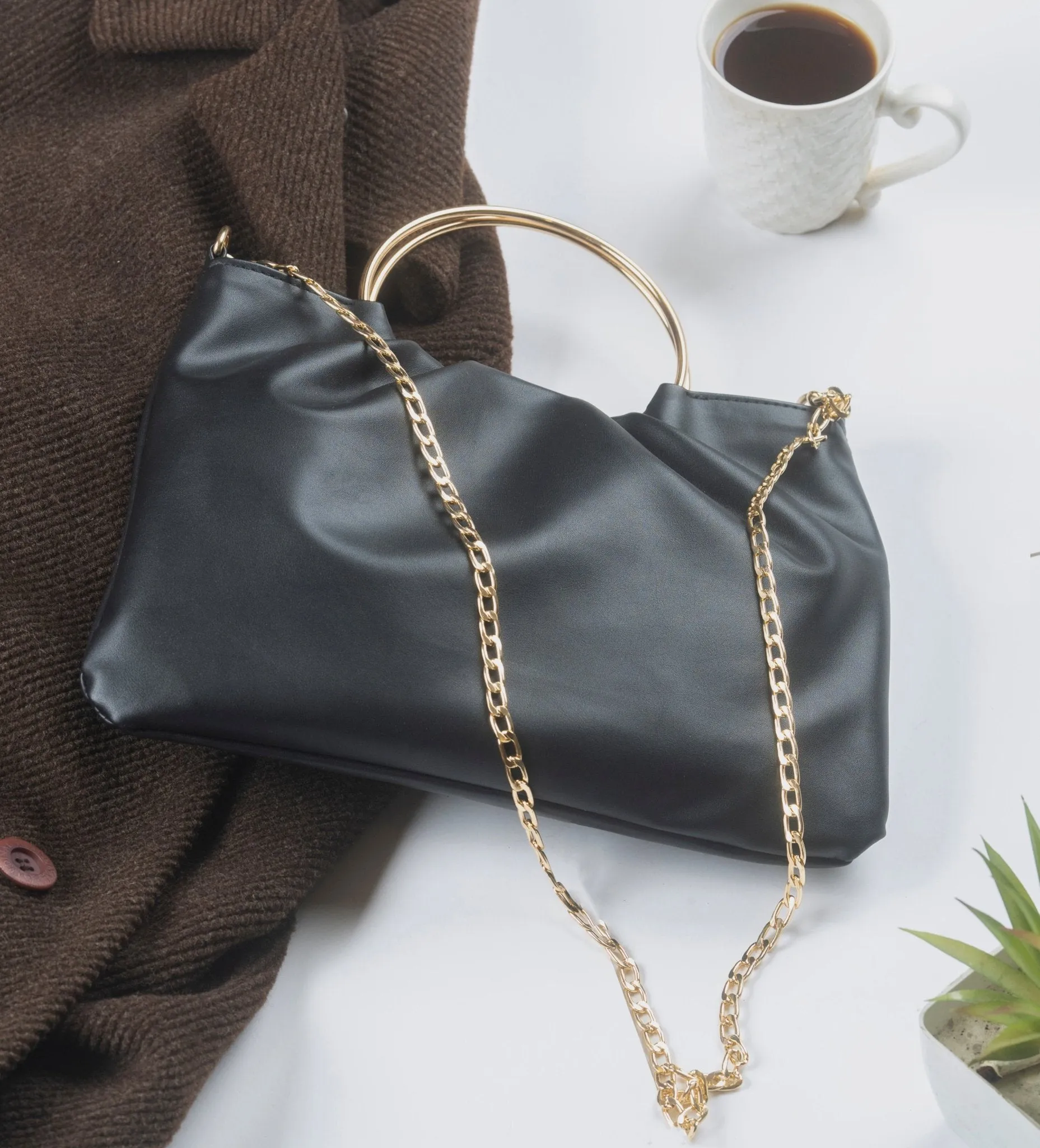 Top Ring Bag With Chain