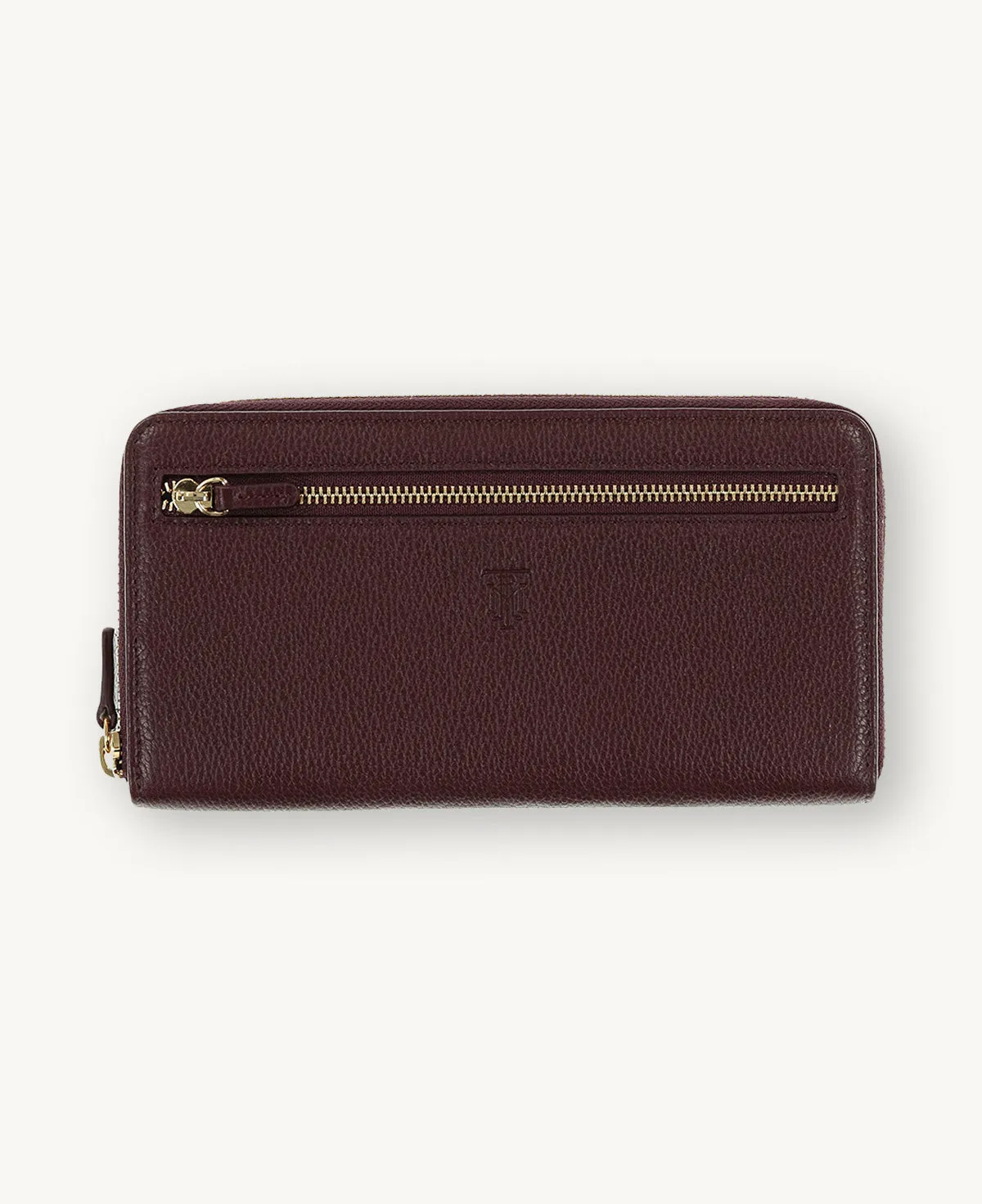 TRAVEL WALLET BURGUNDY