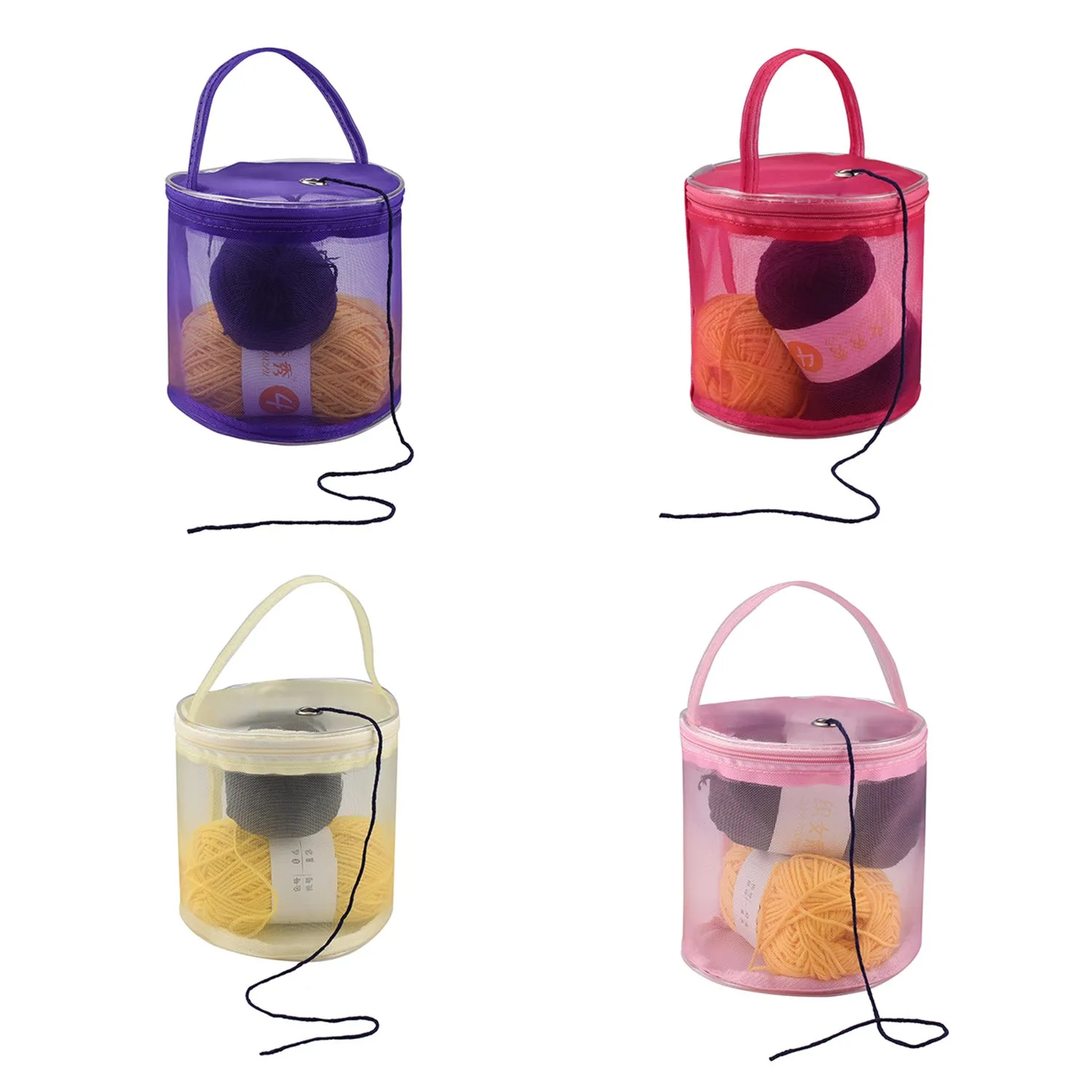 Universal Crafts Knitting Yarn Storage Bag Small #1 - Hot Pink*