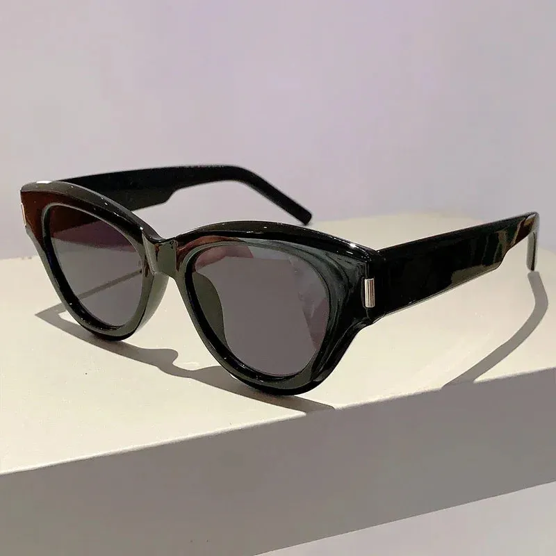 VAIGE Retro Multi-Colored Cat Eye Sunglasses - UV400 Jelly Frame Eyewear
