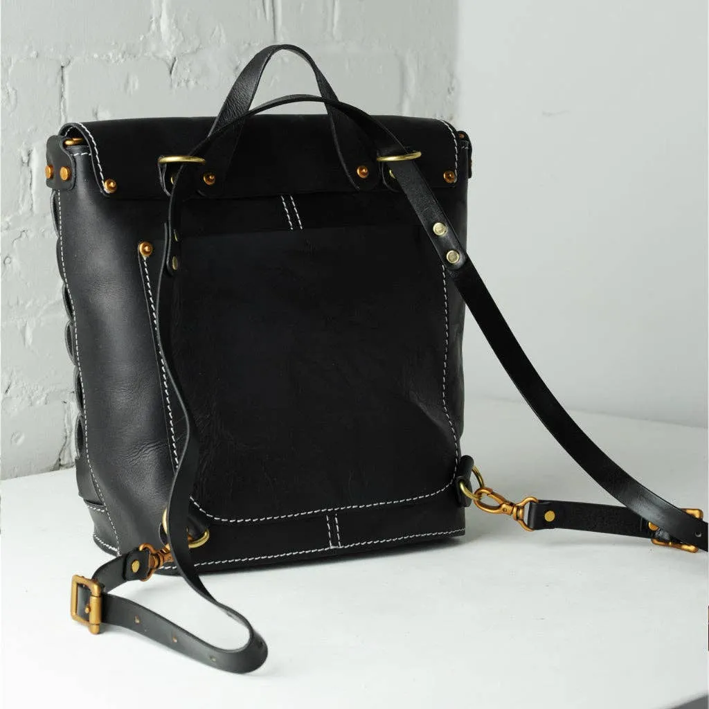 Venture Convertible Backpack Black