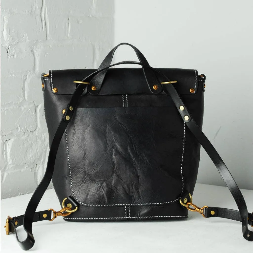 Venture Convertible Backpack Black