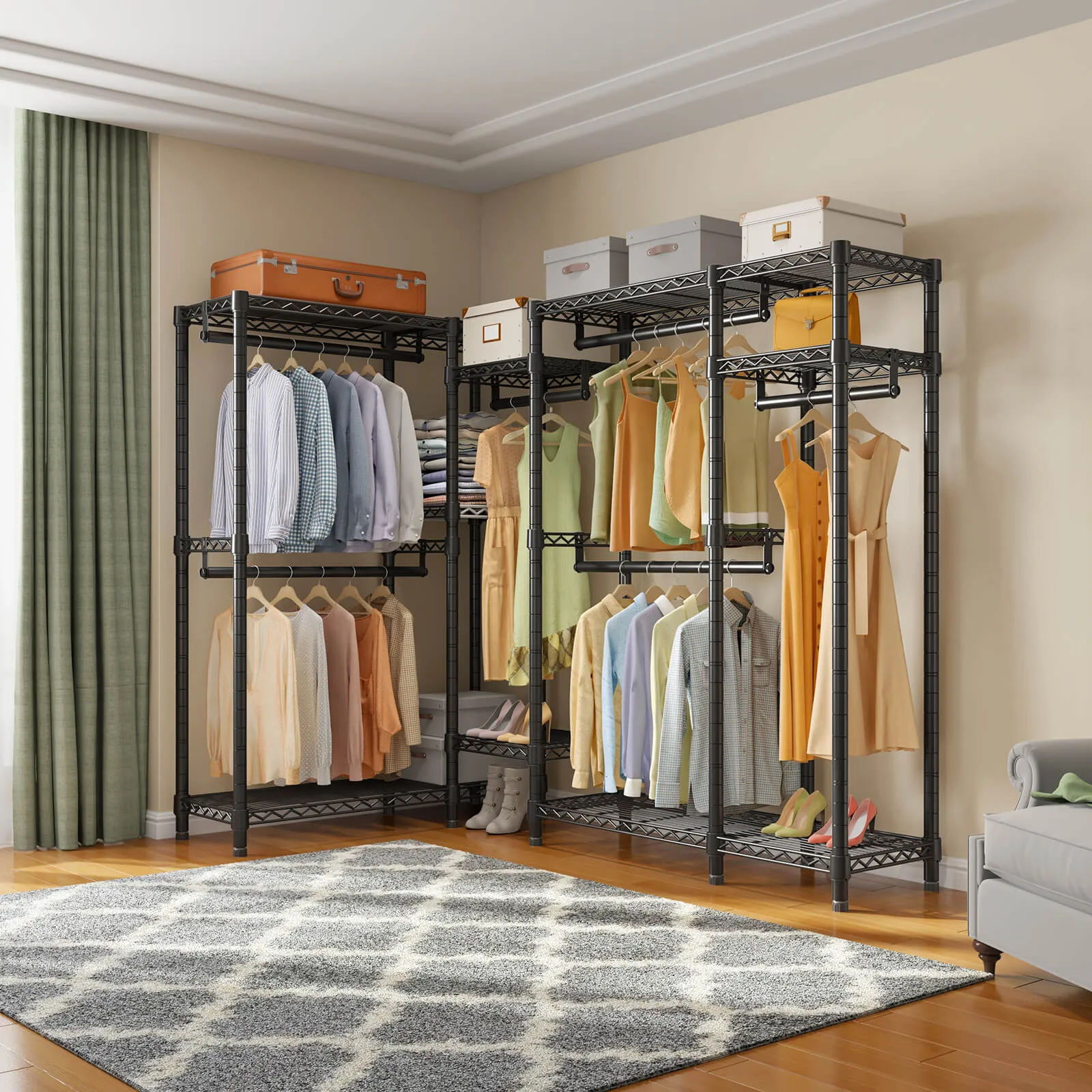 VIPEK L22S Corner Garment Rack