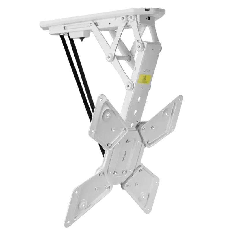 VIVO Electric Flip-Down 23"-55" TV Ceiling Mount w/ Remote Control, Black or White